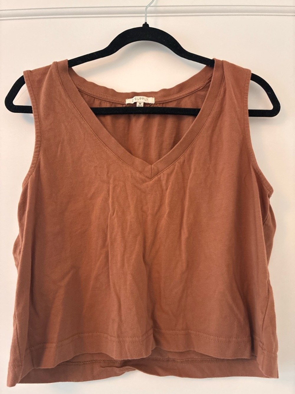Z Supply Scout Redwood Brown V-Neck Sleeveless Tank